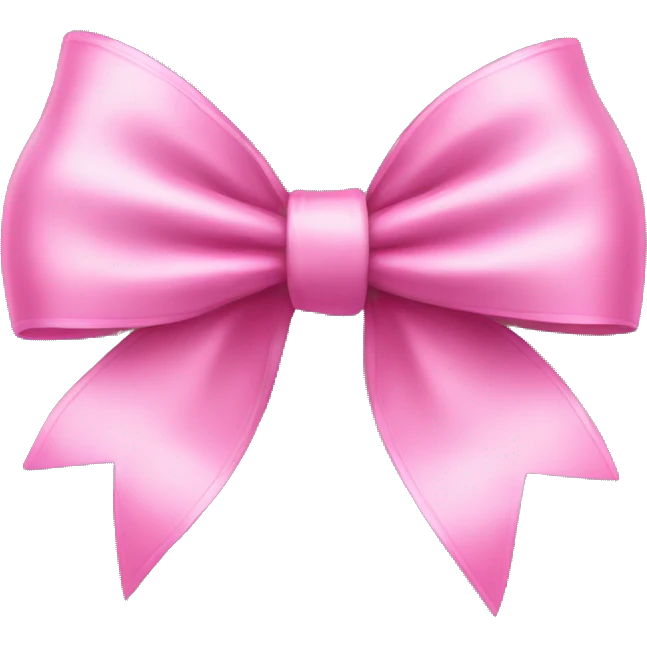 Pink bow emoji
