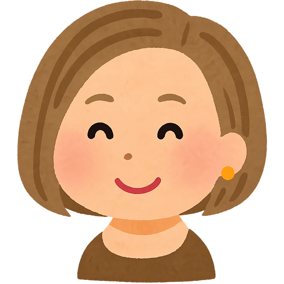 Beyoncé's head in Irasutoya style, happy expression, cute cartoon, gentle colors, round face, short hair, no background emoji