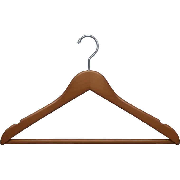 Wooden hanger emoji