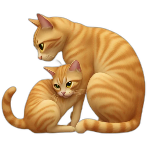 cats humping emoji