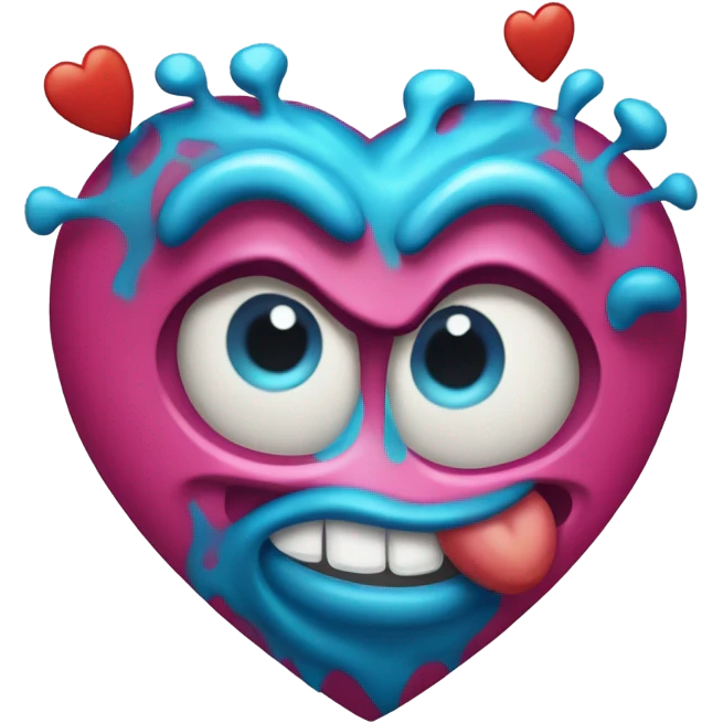 Crazy hart emoji