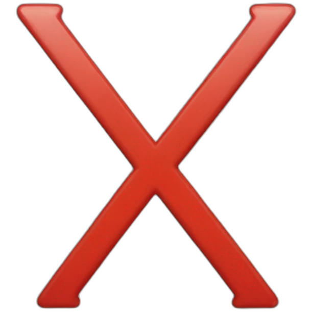 red x emoji