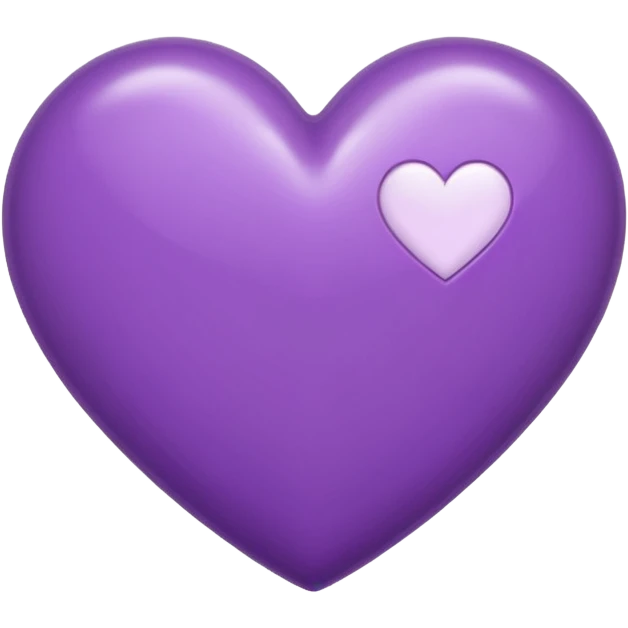 A purple heart with a J in it emoji