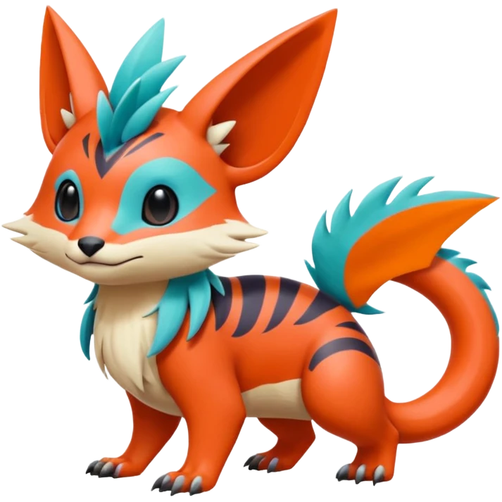  exotic tropical flurry smart creaturial Sleuth-Loyd-Garmaddon-Litten-Linoone-Noibat-Fakémon-Pokémon-Vernid-creature emoji