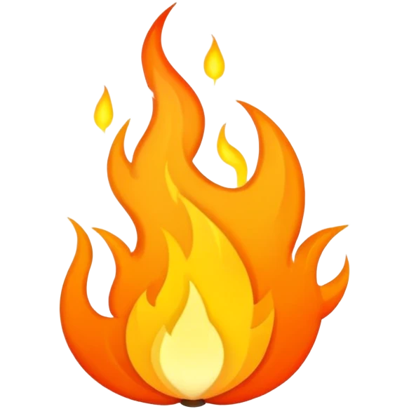 Flame with FW emoji