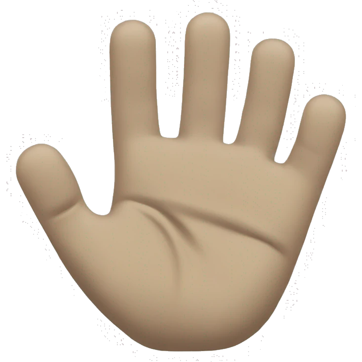 talk to the hand emoji
