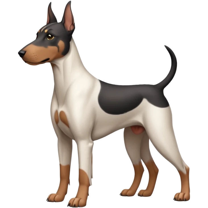 white doberman Y3 emoji