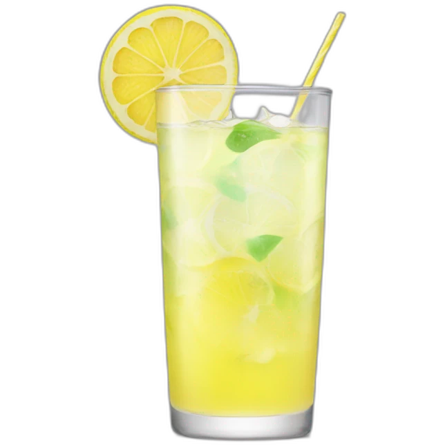 Cat drink limonade emoji