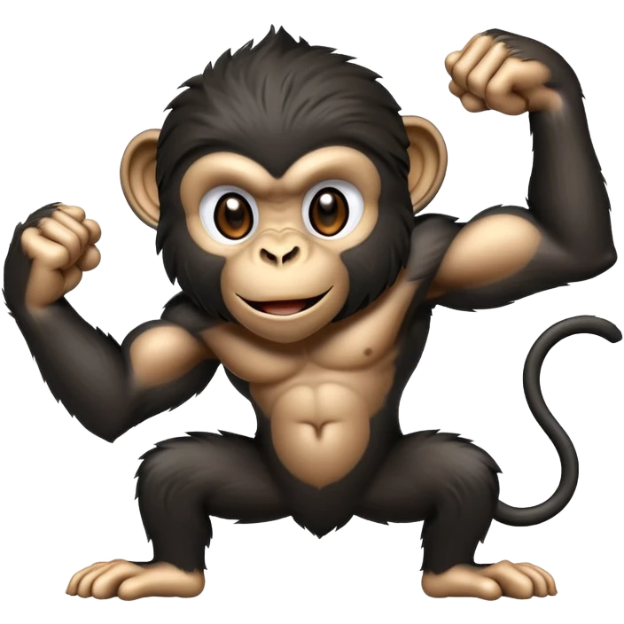 A black monkey  emoji