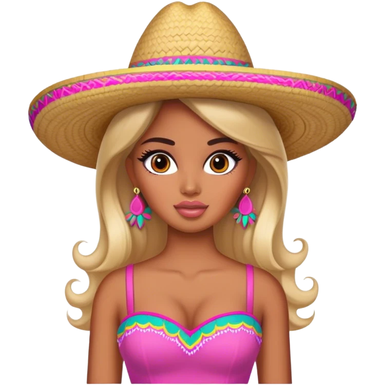 Barbie mexicana  emoji