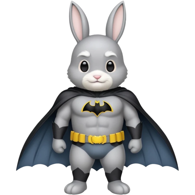 bunny as batman emoji
