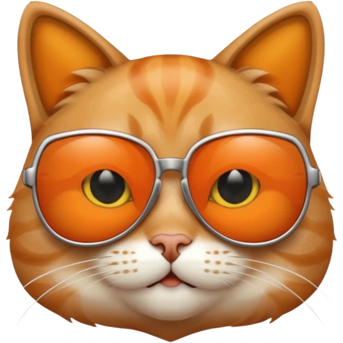 Cat wearing sunglasses emoji