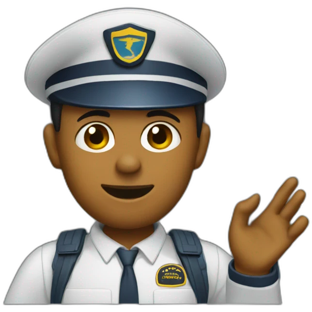 Air traffic controller emoji