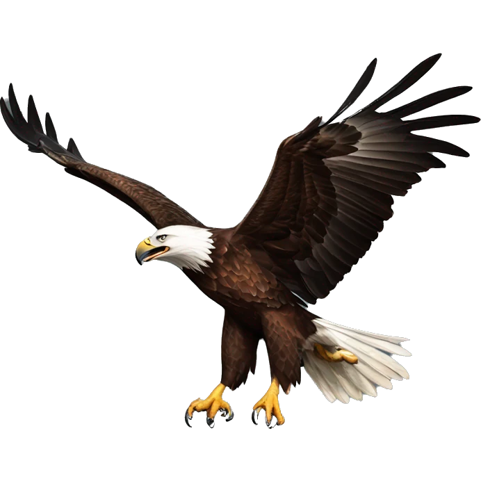 eagle attacking prey emoji