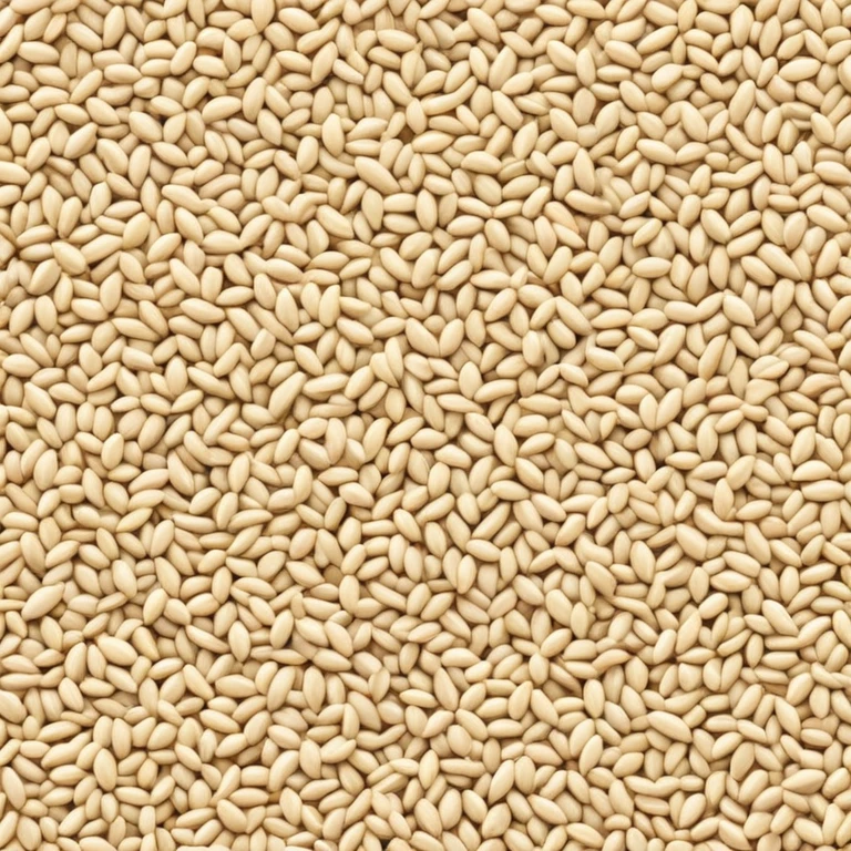 sesame seeds sprinkled on a surface emoji