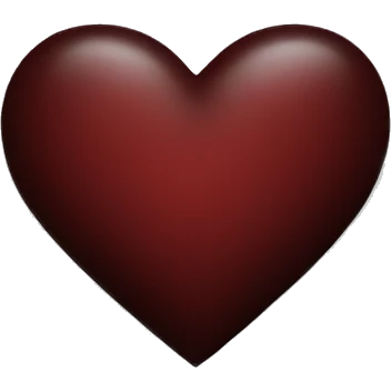 dark red heart  emoji