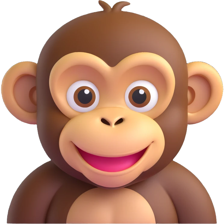 smirking monkey emoji