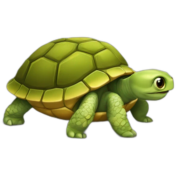 Chat sur tortue emoji