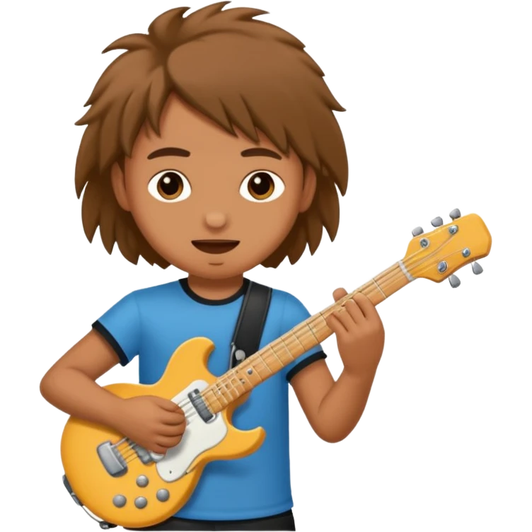 rock player kids emoji