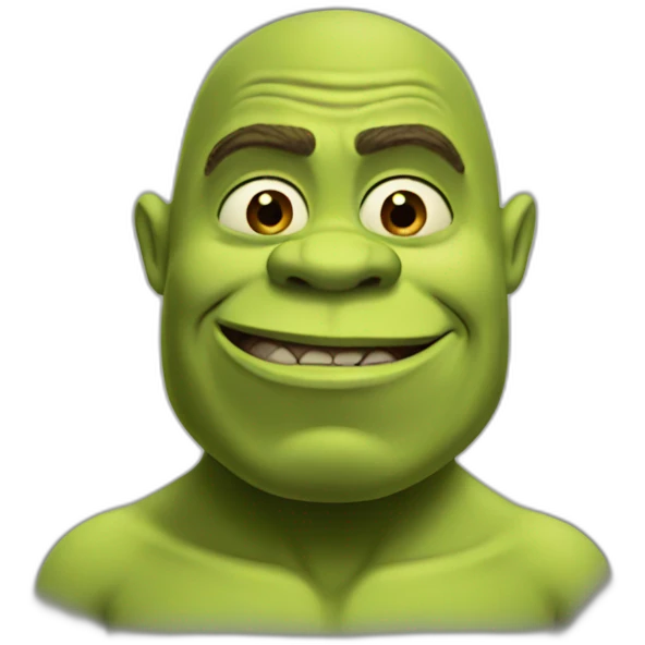 naked shrek emoji