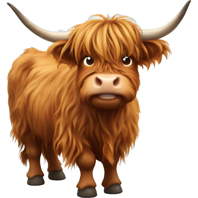 highland cow emoji