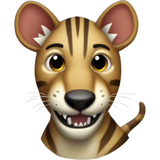 Tasmanian tiger thylacine emoji