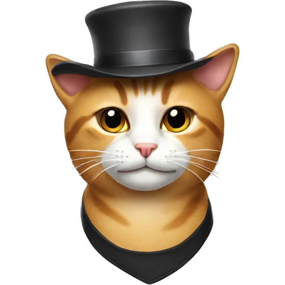 Cat with a hat emoji