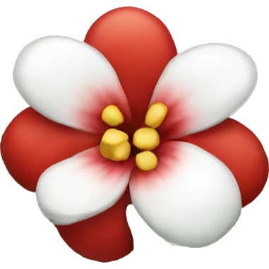 Christmas flower emoji