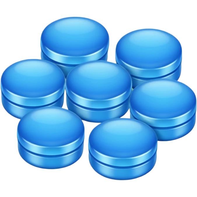 Pastilles vérification bleue emoji
