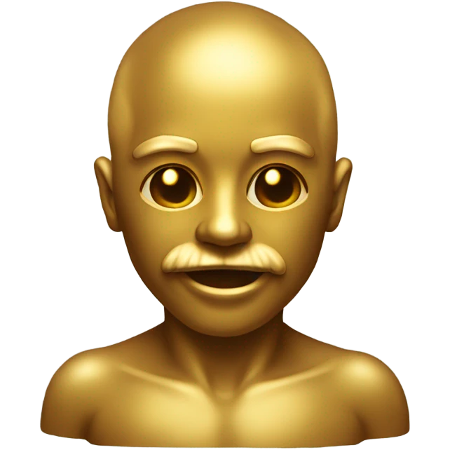 Golden poop emoji