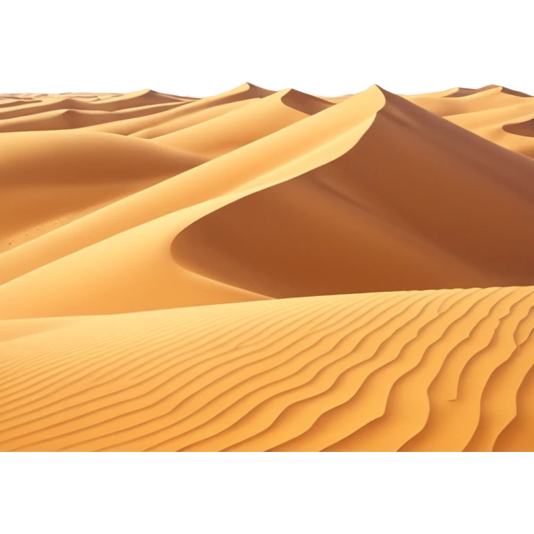 desert landscape background icon, golden sand dunes, soft sunlight, subtle wind trails, fantasy desert atmosphere, 3D cartoon style, mobile game background, clean composition, no characters, no buildings, no text, no watermark emoji