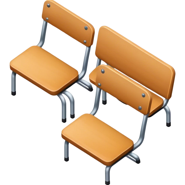 School seat top view emoji