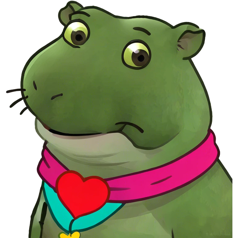 Capibara sending love emoji