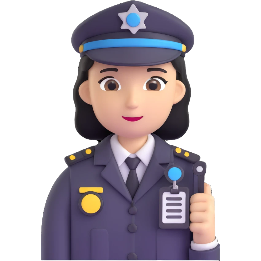 journalist with a press badge emoji