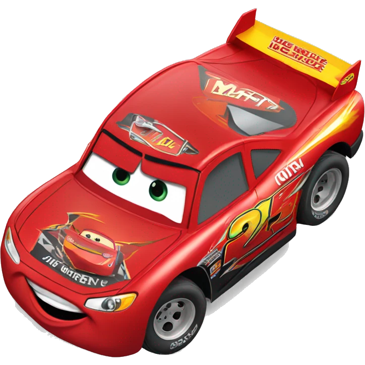 Drunk lightning McQueen emoji