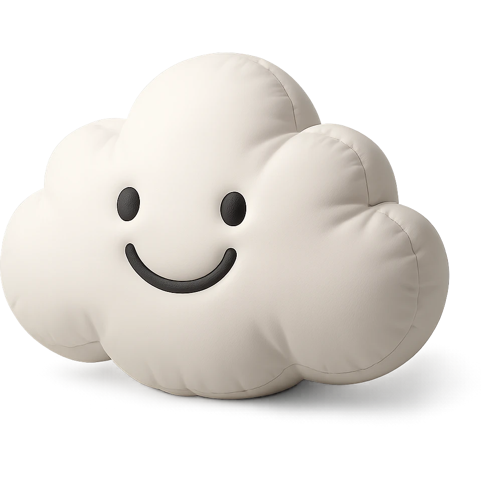 happy cloud emoji