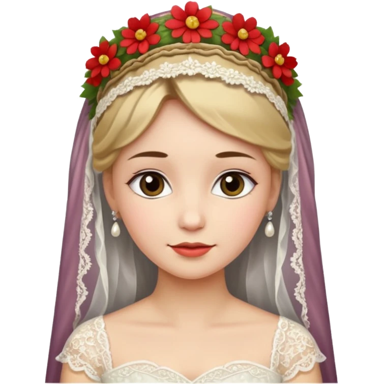 europe Bride, traditonal. culture. emoji