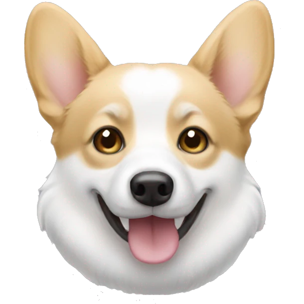 White corgi emoji