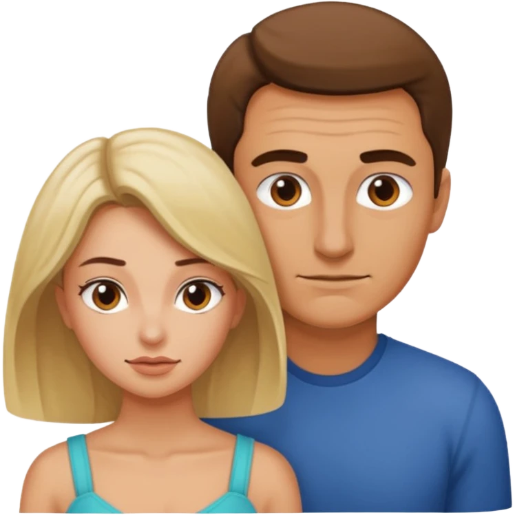 Woman bent over naked while man is behind her emoji