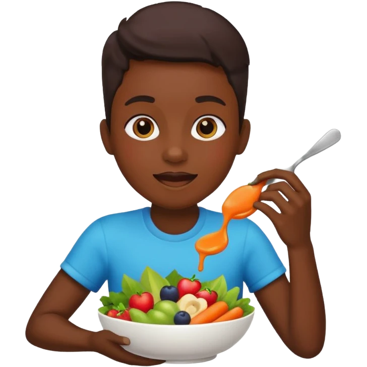 "mister energy" is a chain store selling healthy food, such as chicken, pork, or fish with vegetables.
create a logo for this. emoji