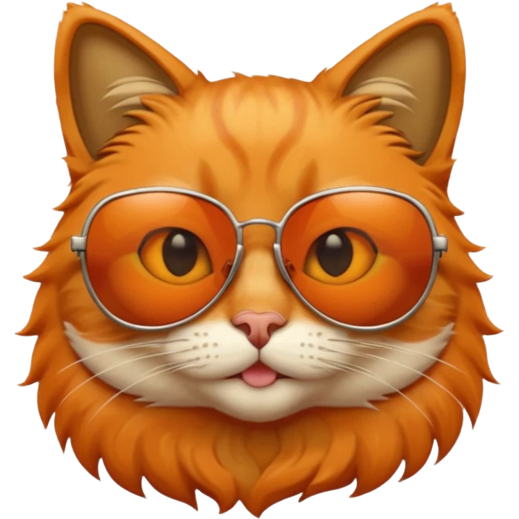 Cat wearing sunglasses emoji