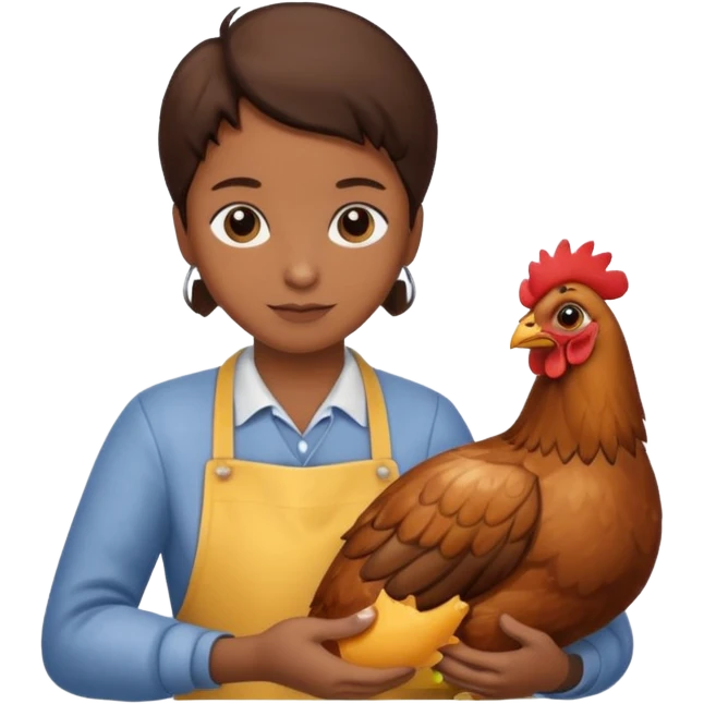 Tend a chicken emoji