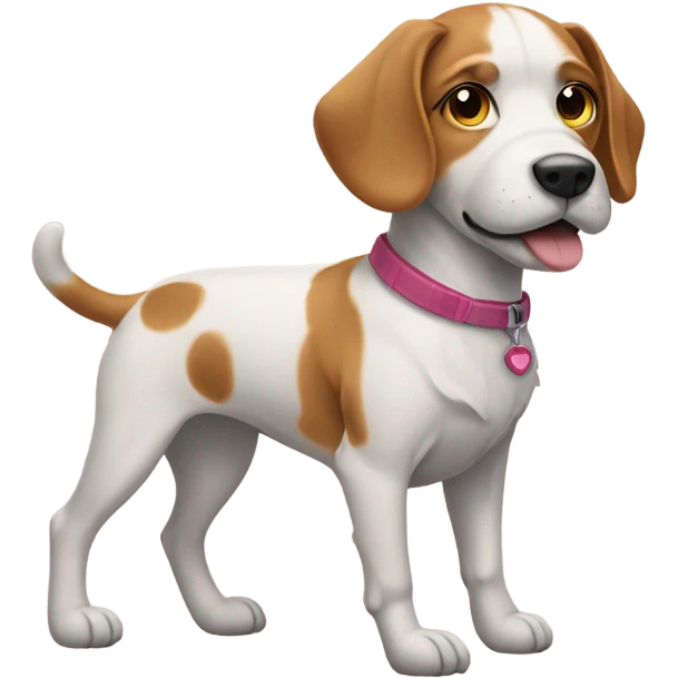 Dog wearing shoes emoji