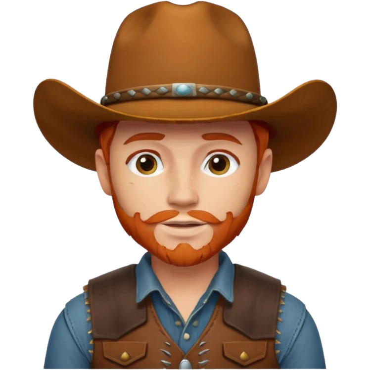 Redhead cowboy  emoji