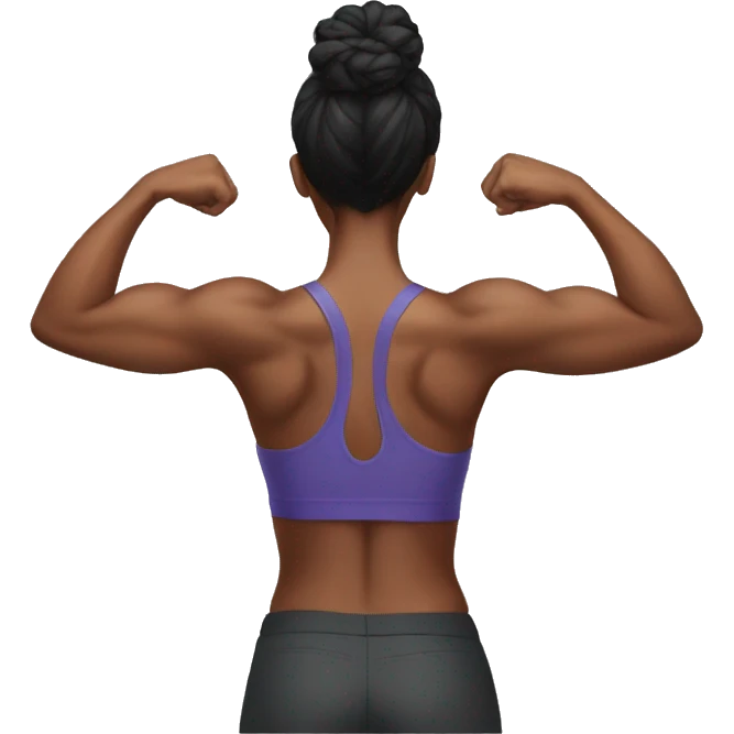 Woman Back muscles emoji