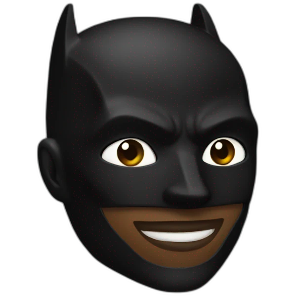 Black Batman emoji