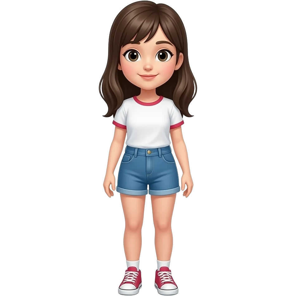 Full girl body emoji