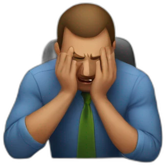 stressed employees emoji