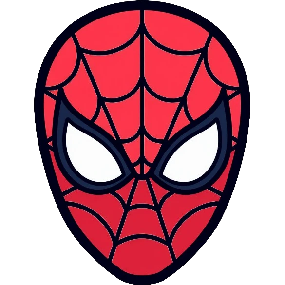 Spider-Man mask emoji