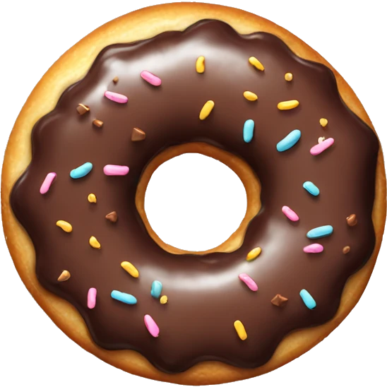 chocolate Donut emoji